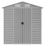 Cobertizo de jardín acero galvanizado gris claro 191x725x198 cm de vidaXL, Cobertizos - Ref: Foro24-3188249, Precio: 911,23 €...