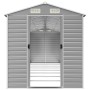 Gartenhaus aus hellgrauem verzinktem Stahl 191x725x198 cm von vidaXL, Schuppen - Ref: Foro24-3188249, Preis: 898,06 €, Rabatt: %