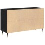 Vitrina Roble negro 100 x 36 x 60 cm Madera contrachapada