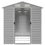 Cobertizo de jardín acero galvanizado gris claro 191x300x198 cm de vidaXL, Cobertizos - Ref: Foro24-3188244, Precio: 445,92 €...