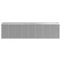 Cobertizo de jardín acero galvanizado gris claro 191x725x198 cm de vidaXL, Cobertizos - Ref: Foro24-3188249, Precio: 911,23 €...