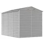 Cobertizo de jardín acero galvanizado gris claro 191x300x198 cm de vidaXL, Cobertizos - Ref: Foro24-3188244, Precio: 445,92 €...