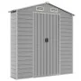 Cobertizo de jardín acero galvanizado gris claro 191x300x198 cm de vidaXL, Cobertizos - Ref: Foro24-3188244, Precio: 445,92 €...