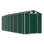 Grüner Gartenschuppen aus verzinktem Stahl, 191 x 555 x 198 cm von vidaXL, Schuppen - Ref: Foro24-3188236, Preis: 672,11 €, R...