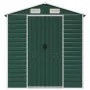 Grüner Gartenschuppen aus verzinktem Stahl, 191 x 555 x 198 cm von vidaXL, Schuppen - Ref: Foro24-3188236, Preis: 672,11 €, R...