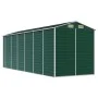 Grüner Gartenschuppen aus verzinktem Stahl, 191 x 555 x 198 cm von vidaXL, Schuppen - Ref: Foro24-3188236, Preis: 672,11 €, R...