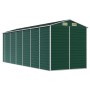 Grüner Gartenschuppen aus verzinktem Stahl, 191 x 555 x 198 cm von vidaXL, Schuppen - Ref: Foro24-3188236, Preis: 714,88 €, R...