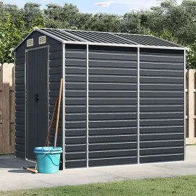 Cobertizo de jardín acero galvanizado antracita 191x215x198cm de vidaXL, Cobertizos - Ref: Foro24-3188254, Precio: 392,97 €, ...