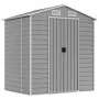 Light gray galvanized steel garden shed 191x130x198 cm by vidaXL, Sheds - Ref: Foro24-3188242, Price: 276,05 €, Discount: %