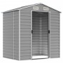 Gartenhaus aus hellgrauem verzinktem Stahl 191x130x198 cm von vidaXL, Schuppen - Ref: Foro24-3188242, Preis: 281,98 €, Rabatt: %
