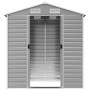 Gartenhaus aus hellgrauem verzinktem Stahl 191x130x198 cm von vidaXL, Schuppen - Ref: Foro24-3188242, Preis: 281,98 €, Rabatt: %