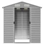 Light gray galvanized steel garden shed 191x130x198 cm by vidaXL, Sheds - Ref: Foro24-3188242, Price: 276,05 €, Discount: %