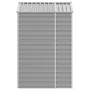 Gartenhaus aus hellgrauem verzinktem Stahl 191x130x198 cm von vidaXL, Schuppen - Ref: Foro24-3188242, Preis: 281,98 €, Rabatt: %