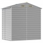 Gartenhaus aus hellgrauem verzinktem Stahl 191x130x198 cm von vidaXL, Schuppen - Ref: Foro24-3188242, Preis: 281,98 €, Rabatt: %