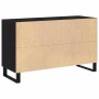 Vitrina Roble negro 100 x 36 x 60 cm Madera contrachapada