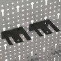 Tableros de clavijas para pared 3 unidades acero 40x58 cm