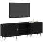 Gabinete de TV Roble negro 150 x 30 x 50 cm