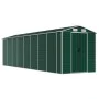 Cobertizo de jardín acero galvanizado verde 191x725x198 cm de vidaXL, Cobertizos - Ref: Foro24-3188238, Precio: 813,24 €, Des...