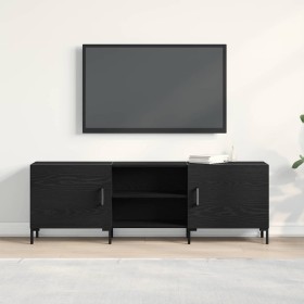 Conjunto de mueble de TV Roble Negro 150 x 30 x 50 cm en Muebles TV | Comprar online en Foro24