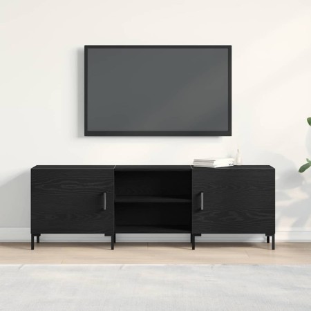 Conjunto de mueble de TV Roble Negro 150 x 30 x 50 cm en Muebles TV | Comprar online en Foro24