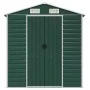 Cobertizo de jardín acero galvanizado verde 191x725x198 cm de vidaXL, Cobertizos - Ref: Foro24-3188238, Precio: 813,24 €, Des...