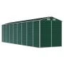 Cobertizo de jardín acero galvanizado verde 191x725x198 cm de vidaXL, Cobertizos - Ref: Foro24-3188238, Precio: 813,24 €, Des...