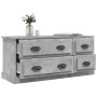 TV-Schrank aus betongrauem Sperrholz, 100 x 35,5 x 45 cm von vidaXL, TV-Möbel - Ref: Foro24-816452, Preis: 74,83 €, Rabatt: %