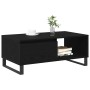 Mesa de Café Roble negro 90 x 50 x 36.5 cm Madera contrachapada