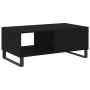 Mesa de Café Roble negro 90 x 50 x 36.5 cm Madera contrachapada