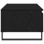 Mesa de Café Roble negro 90 x 50 x 36.5 cm Madera contrachapada