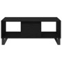 Mesa de Café Roble negro 90 x 50 x 36.5 cm Madera contrachapada