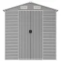 Gartenschuppen aus hellgrauem, verzinktem Stahl, 191 x 470 x 198 cm von vidaXL, Schuppen - Ref: Foro24-3188246, Preis: 689,64...