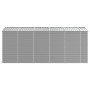 Cobertizo de jardín acero galvanizado gris claro 191x470x198 cm de vidaXL, Cobertizos - Ref: Foro24-3188246, Precio: 652,98 €...