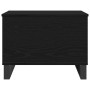 Mesa de Café Roble negro 60 x 44.5 x 45 cm Madera contrachapada