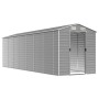 Garden shed light gray galvanized steel 191x640x198 cm by vidaXL, Sheds - Ref: Foro24-3188248, Price: 819,21 €, Discount: %