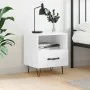 Nachttisch aus Holzwerkstoff glänzend weiß 40x35x47,5cm von vidaXL, Nachttische - Ref: Foro24-827424, Preis: 43,41 €, Rabatt: %