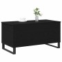 Mesa de Café Roble negro 90 x 44.5 x 45 cm Madera contrachapada