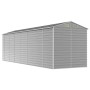 Garden shed light gray galvanized steel 191x640x198 cm by vidaXL, Sheds - Ref: Foro24-3188248, Price: 819,21 €, Discount: %