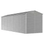 Gartenschuppen aus hellgrauem, verzinktem Stahl, 191 x 640 x 198 cm von vidaXL, Schuppen - Ref: Foro24-3188248, Preis: 833,98...