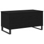 Mesa de Café Roble negro 90 x 44.5 x 45 cm Madera contrachapada
