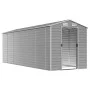 Cobertizo de jardín acero galvanizado gris claro 191x555x198 cm de vidaXL, Cobertizos - Ref: Foro24-3188247, Precio: 755,26 €...