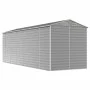 Cobertizo de jardín acero galvanizado gris claro 191x555x198 cm de vidaXL, Cobertizos - Ref: Foro24-3188247, Precio: 755,26 €...