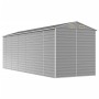 Garden shed light gray galvanized steel 191x555x198 cm by vidaXL, Sheds - Ref: Foro24-3188247, Price: 742,24 €, Discount: %