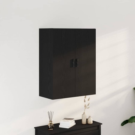 Armario de pared Roble negro 69.5 x 34 x 180 cm