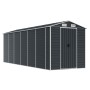 Gartenhaus aus anthrazitfarbenem, verzinktem Stahl, 191 x 555 x 198 cm von vidaXL, Schuppen - Ref: Foro24-3188258, Preis: 933...