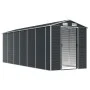 Cobertizo de jardín acero galvanizado antracita 191x555x198 cm de vidaXL, Cobertizos - Ref: Foro24-3188258, Precio: 893,71 €,...