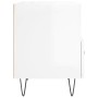 Engineered wood bedside table in glossy white, measuring 40x35x47.5cm. by vidaXL, Nightstands - Ref: Foro24-827424, Price: 43...