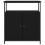 Vitrina Roble negro 70 x 30 x 80 cm Madera contrachapada en Aparadores | Comprar online en Foro24