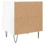 Nachttisch aus Holzwerkstoff glänzend weiß 40x35x47,5cm von vidaXL, Nachttische - Ref: Foro24-827424, Preis: 43,41 €, Rabatt: %