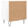 Nachttisch aus Holzwerkstoff glänzend weiß 40x35x47,5cm von vidaXL, Nachttische - Ref: Foro24-827424, Preis: 43,97 €, Rabatt: %